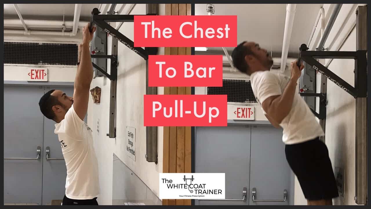 chest-to-bar-pull-up-exercise: alex doing a pullup and making his chest make contact with the bar