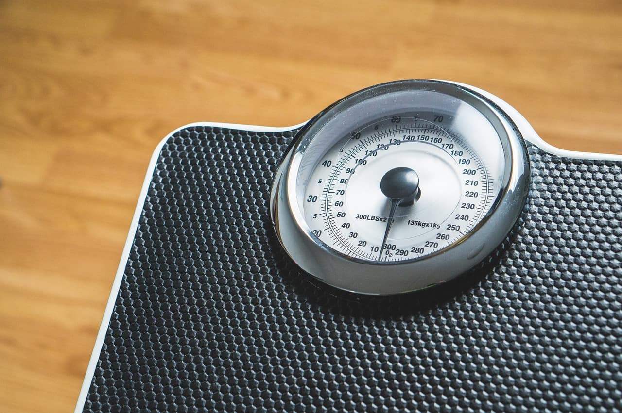 image of a bathroom scale