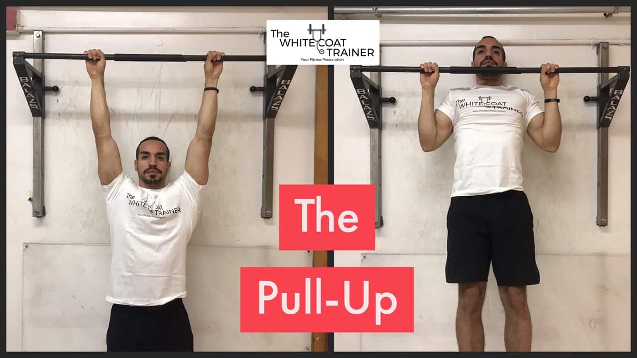 pull-up-exercise: alex doing a standard pullup