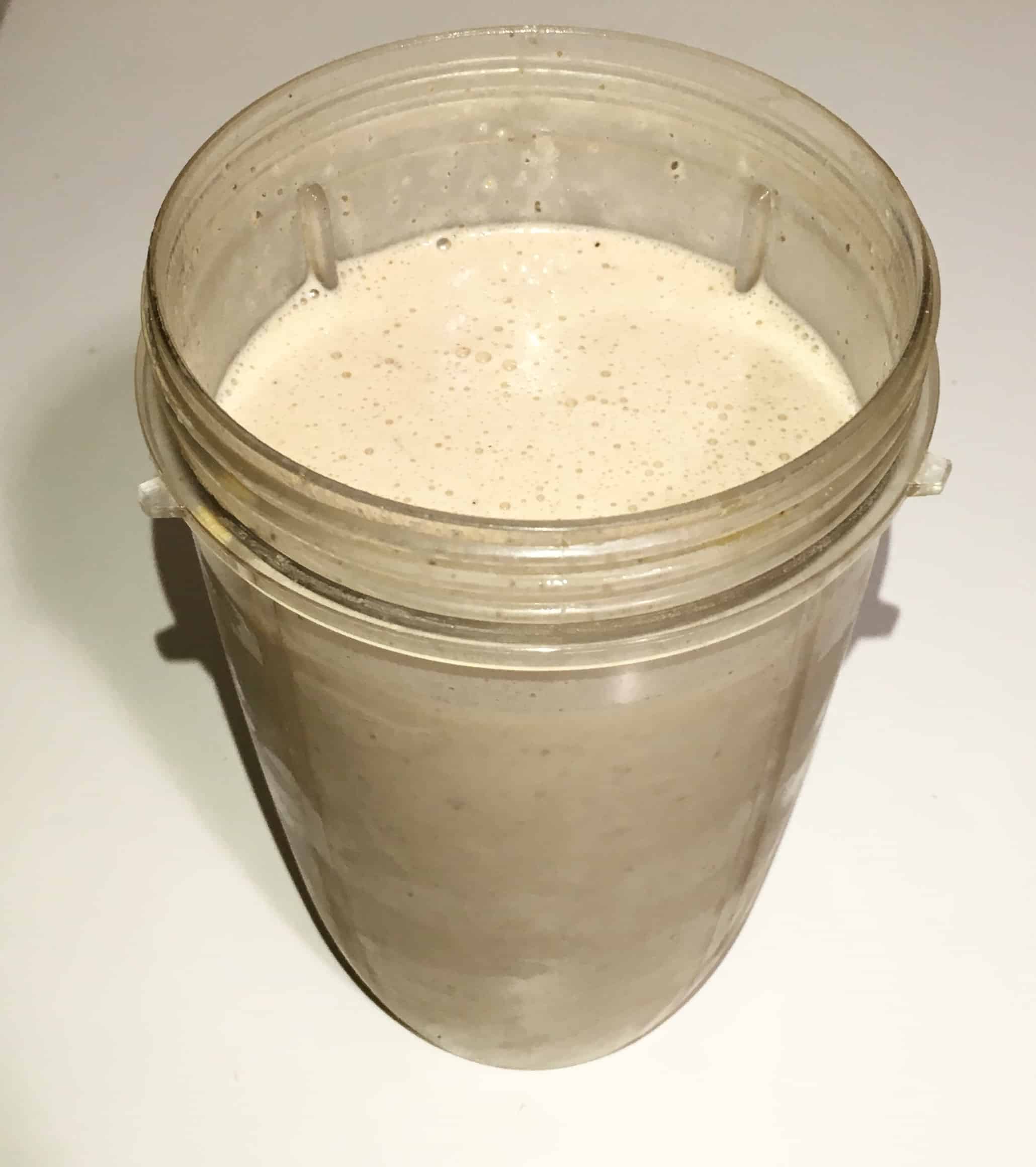 image of a protein shake in a cup