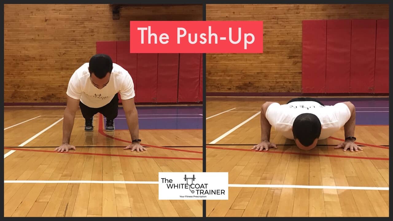 the pushup: alex doing a standard pushup