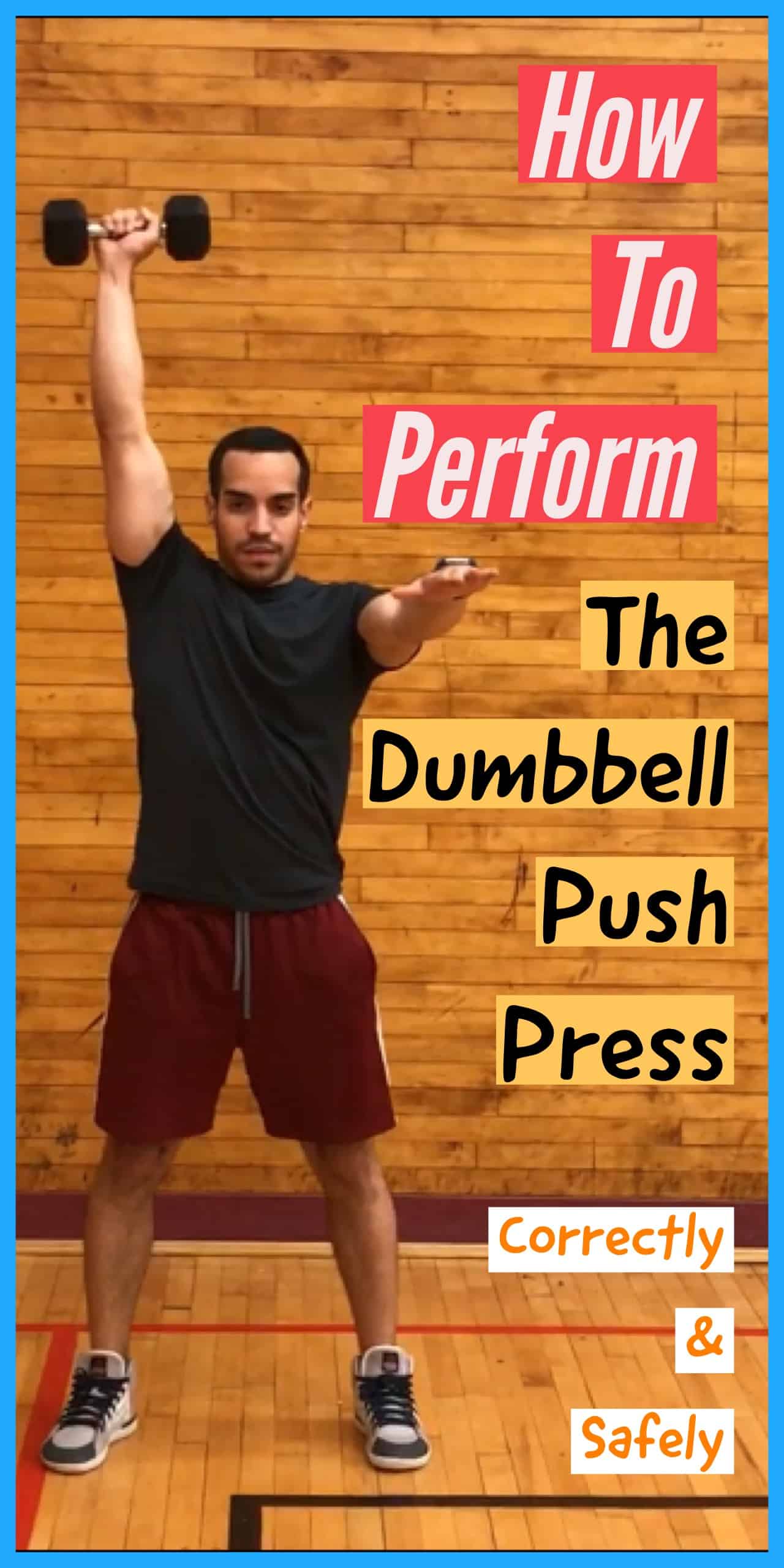 how to perform the dumbbell push press cover image