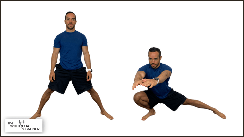 Dumbbell adductor online exercise