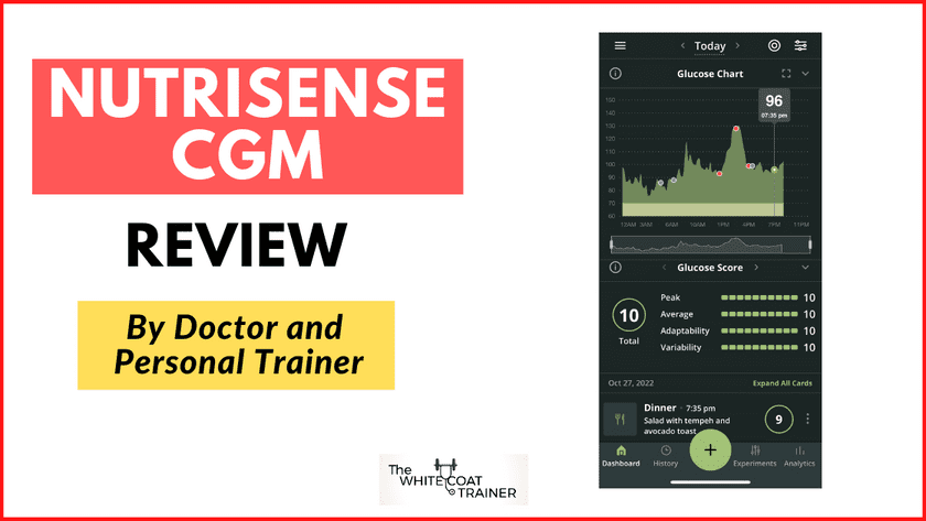 Nutrisense CGM Review By Doctor and Personal Trainer cover image