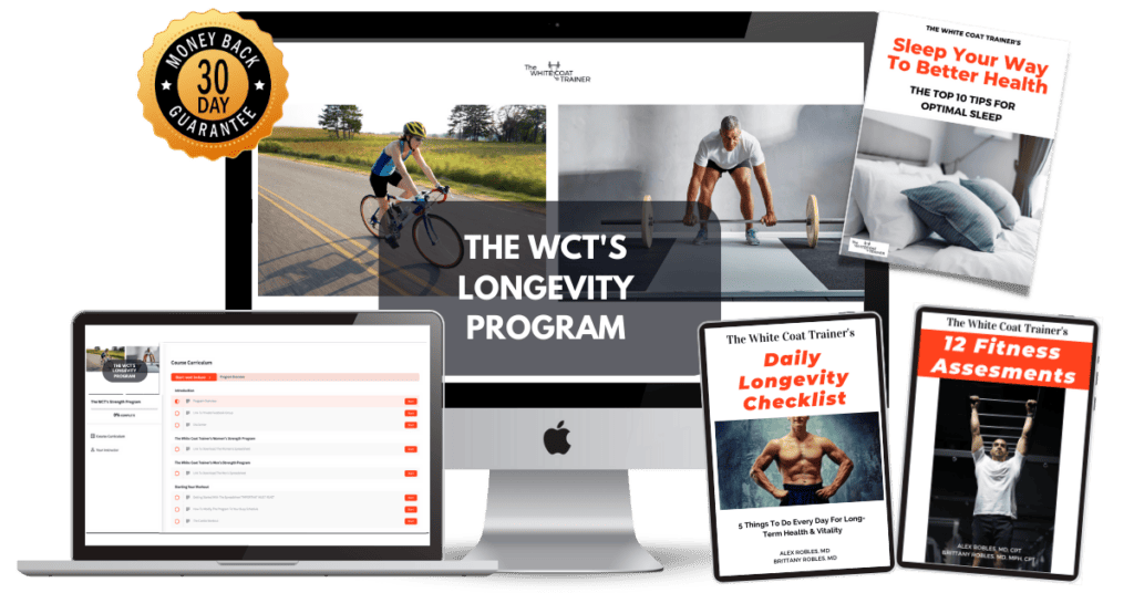 WCT Longevity Program Mockup on a desktop and laptop